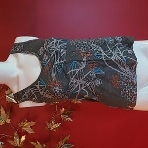 Lole Graphic Grey Tank Top Size Small